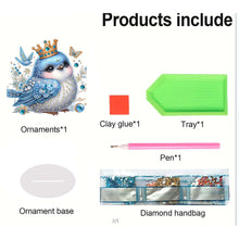 Load image into Gallery viewer, Single-Side Special Shape Desktop Diamond Art Kit for Home Decor(Bird Butterfly)
