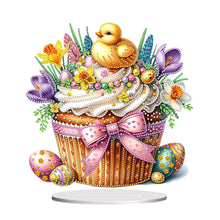 Load image into Gallery viewer, Special Shape Easter Cake Animal Desktop Diamond Art Kit for Home Office Decor
