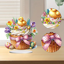 Load image into Gallery viewer, Special Shape Easter Cake Animal Desktop Diamond Art Kit for Home Office Decor
