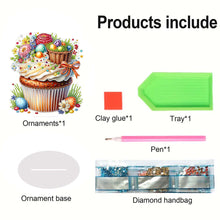 Load image into Gallery viewer, Special Shape Easter Cake Animal Desktop Diamond Art Kit for Home Office Decor
