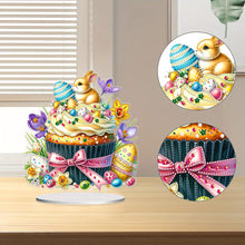 Load image into Gallery viewer, Special Shape Easter Cake Animal Desktop Diamond Art Kit for Home Office Decor
