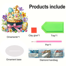 Load image into Gallery viewer, Special Shape Easter Cake Animal Desktop Diamond Art Kit for Home Office Decor
