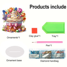 Load image into Gallery viewer, Special Shape Easter Cake Animal Desktop Diamond Art Kit for Home Office Decor
