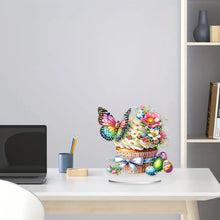 Load image into Gallery viewer, Special Shape Easter Cake Animal Desktop Diamond Art Kit for Home Office Decor

