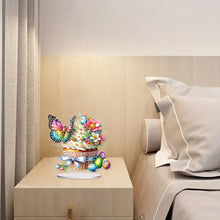 Load image into Gallery viewer, Special Shape Easter Cake Animal Desktop Diamond Art Kit for Home Office Decor
