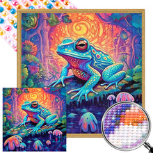 Load image into Gallery viewer, Diamond Painting - Full Round - swamp tree frog (30*30CM)
