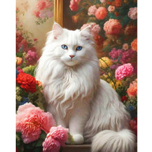 Load image into Gallery viewer, Diamond Painting - Full Round - noble cat (40*50CM)
