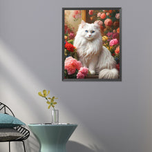 Load image into Gallery viewer, Diamond Painting - Full Round - noble cat (40*50CM)

