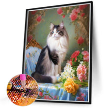 Load image into Gallery viewer, Diamond Painting - Full Round - noble cat (40*50CM)
