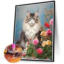 Load image into Gallery viewer, Diamond Painting - Full Round - noble cat (40*50CM)
