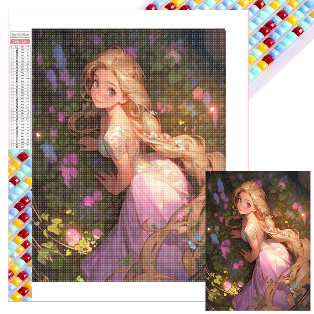Diamond Painting - Full Square - blonde princess (30*40CM)