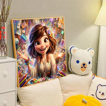 Load image into Gallery viewer, Diamond Painting - Full Round - handmade girl (40*40CM)
