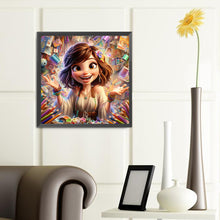 Load image into Gallery viewer, Diamond Painting - Full Round - handmade girl (40*40CM)
