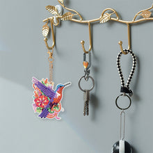 Load image into Gallery viewer, 6Pcs Double Side Animal Elf Gnome Diamond Art Keyring Diamond Painting Keychain
