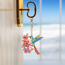 Load image into Gallery viewer, 6Pcs Double Side Animal Elf Gnome Diamond Art Keyring Diamond Painting Keychain
