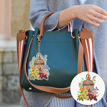 Load image into Gallery viewer, 6Pcs Double Side Animal Elf Gnome Diamond Art Keyring Diamond Painting Keychain
