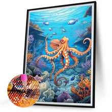 Load image into Gallery viewer, Diamond Painting - Full Round - octopus (30*40CM)
