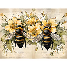 Load image into Gallery viewer, Diamond Painting - Full Round - bee (40*30CM)
