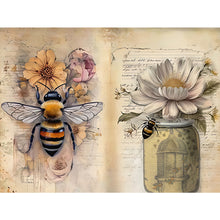 Load image into Gallery viewer, Diamond Painting - Full Round - bee (40*30CM)
