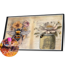 Load image into Gallery viewer, Diamond Painting - Full Round - bee (40*30CM)
