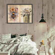 Load image into Gallery viewer, Diamond Painting - Full Round - bee (40*30CM)
