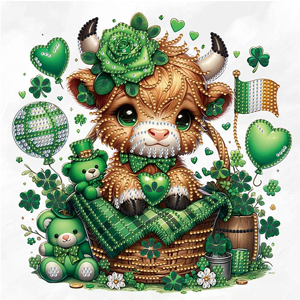 Diamond Painting - Partial Special Shaped - consume cattle (30*30CM)