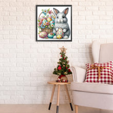 Load image into Gallery viewer, Diamond Painting - Partial Special Shaped - Easter egg bunny (30*30CM)
