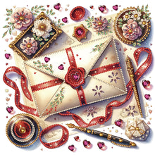 Load image into Gallery viewer, Diamond Painting - Partial Special Shaped - envelope (30*30CM)

