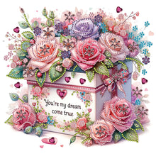 Load image into Gallery viewer, Diamond Painting - Partial Special Shaped - rose gift (30*30CM)
