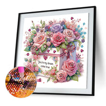 Load image into Gallery viewer, Diamond Painting - Partial Special Shaped - rose gift (30*30CM)
