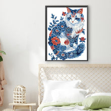 Load image into Gallery viewer, Diamond Painting - Full Round - Tabby cat (30*40CM)
