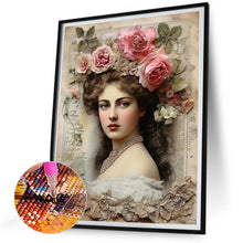 Load image into Gallery viewer, Diamond Painting - Full Round - lady (30*40CM)
