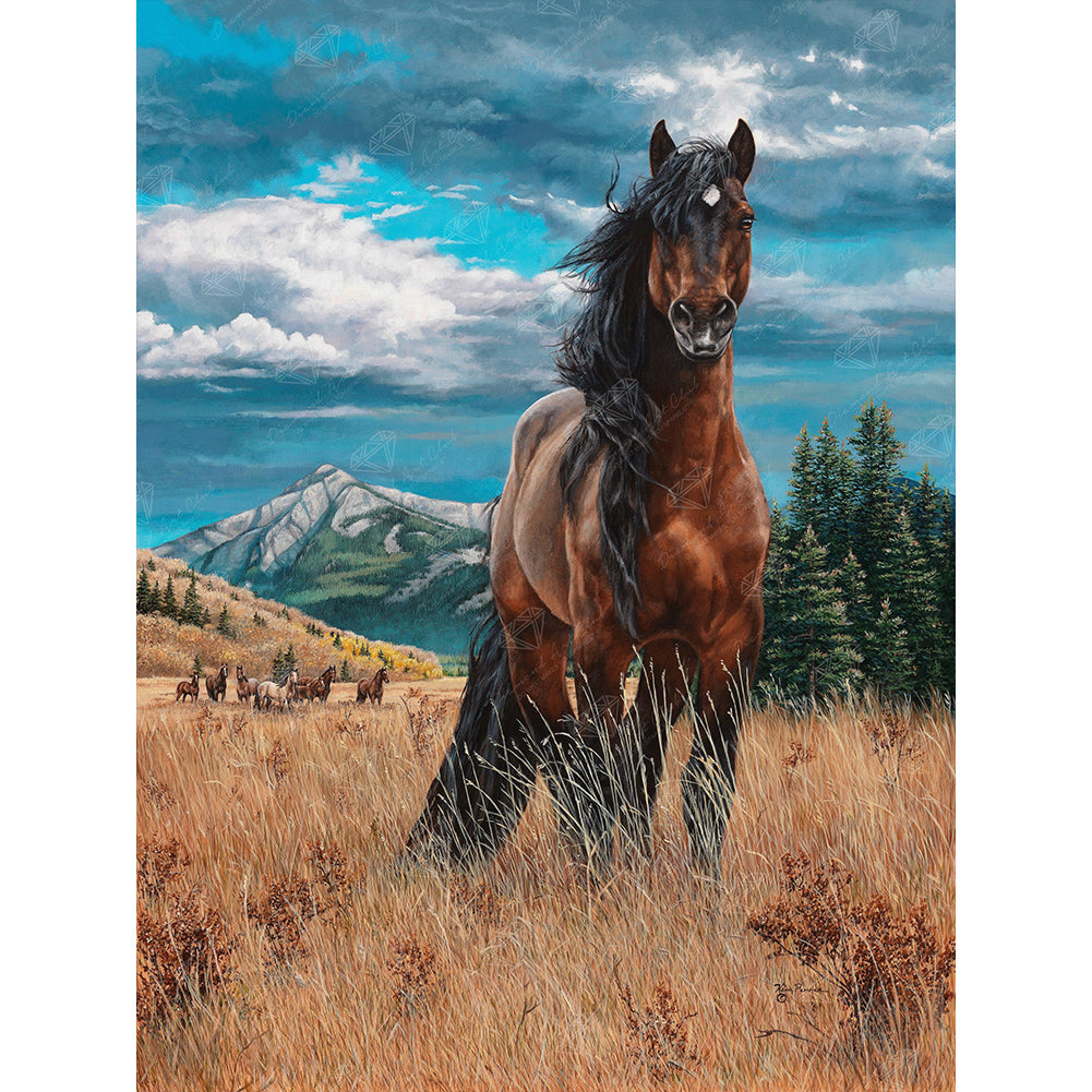 Diamond Painting - Full Square - horse (30*40CM)