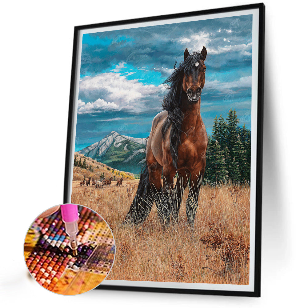 Diamond Painting - Full Square - horse (30*40CM)