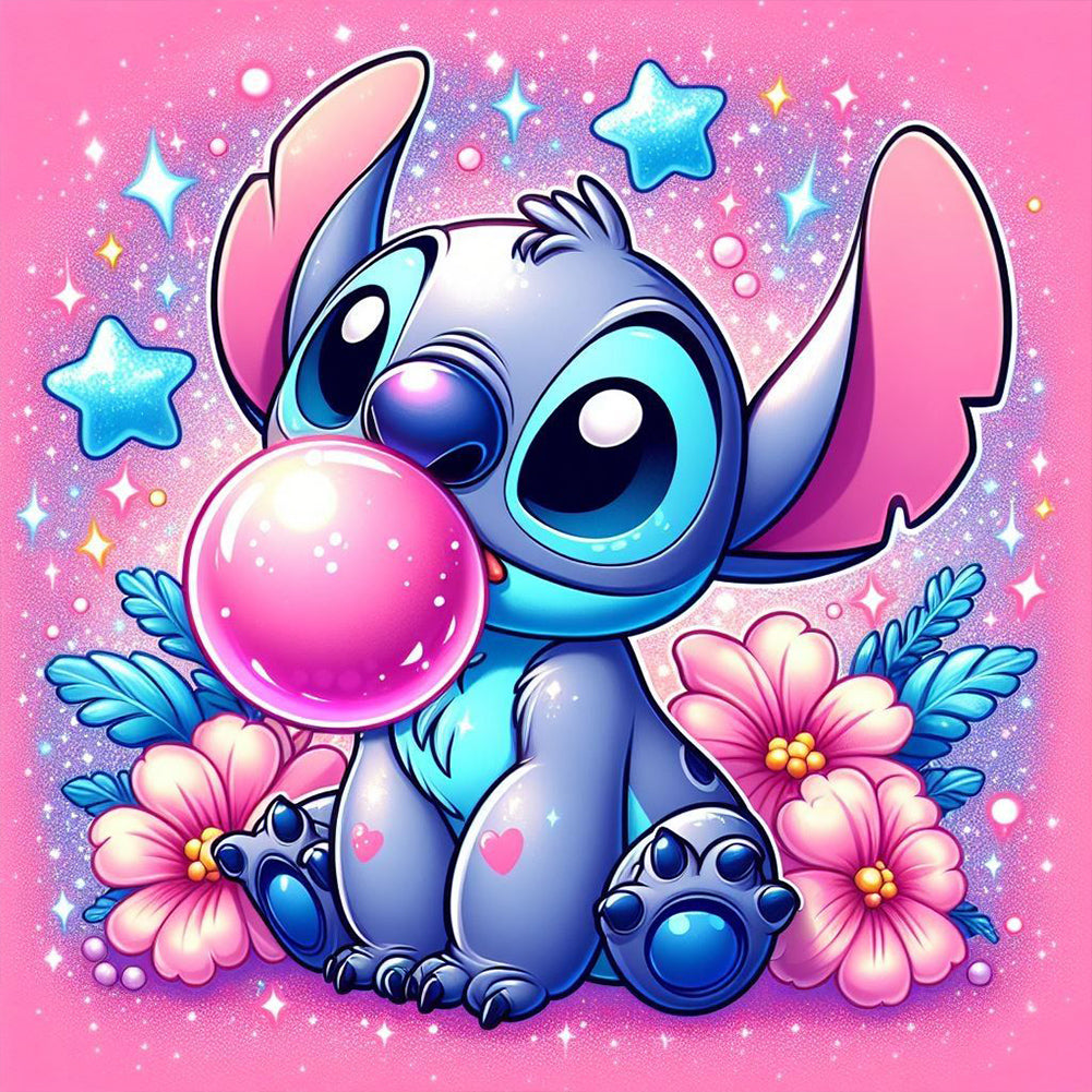 Diamond Painting - Full Round - disney stitch (30*30CM)