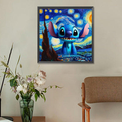 Diamond Painting - Full Round - disney stitch (30*30CM)