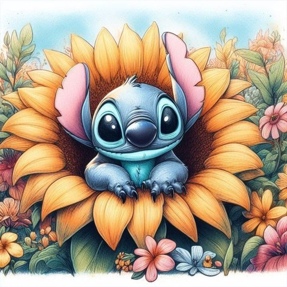 Diamond Painting - Full Round - disney stitch (30*30CM)
