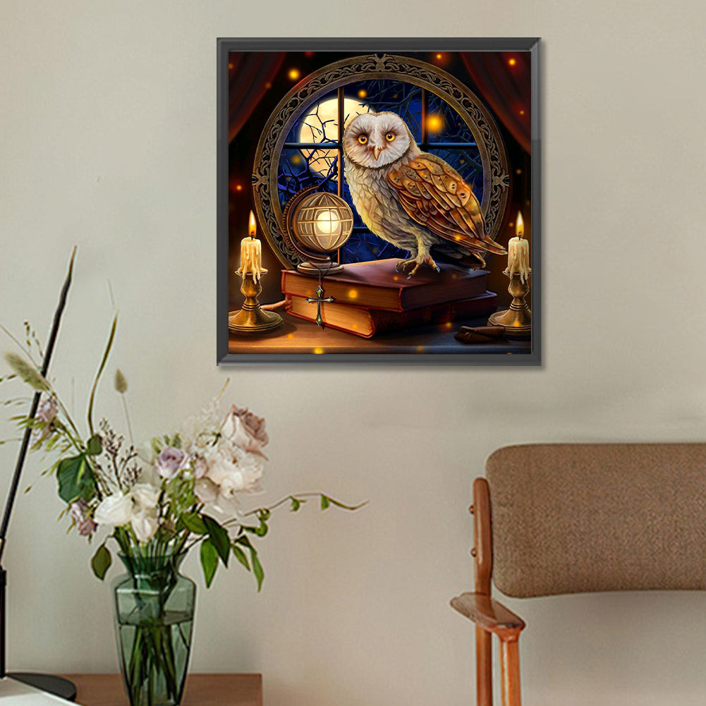 Diamond Painting - Full Round - owl (30*30CM)
