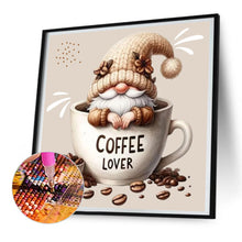 Load image into Gallery viewer, Diamond Painting - Full Round - coffee gnome (30*30CM)
