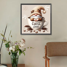 Load image into Gallery viewer, Diamond Painting - Full Round - coffee gnome (30*30CM)
