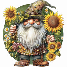 Load image into Gallery viewer, Diamond Painting - Full Round - Sunflower Gnome (30*30CM)
