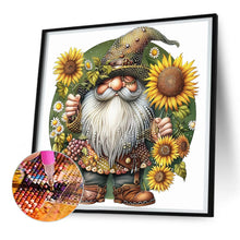 Load image into Gallery viewer, Diamond Painting - Full Round - Sunflower Gnome (30*30CM)

