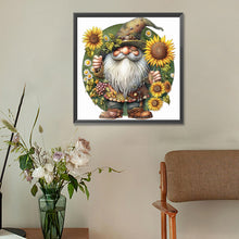 Load image into Gallery viewer, Diamond Painting - Full Round - Sunflower Gnome (30*30CM)
