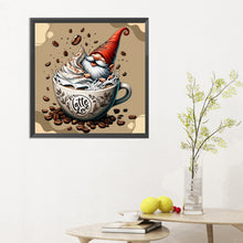 Load image into Gallery viewer, Diamond Painting - Full Round - coffee gnome (30*30CM)
