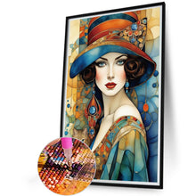 Load image into Gallery viewer, Diamond Painting - Full Round - noble lady (40*60CM)
