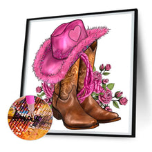 Load image into Gallery viewer, Diamond Painting - Full Round - cowboy boots (30*30CM)
