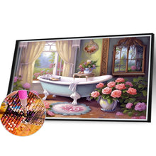 Load image into Gallery viewer, Diamond Painting - Full Round - Flower bathtub (40*30CM)
