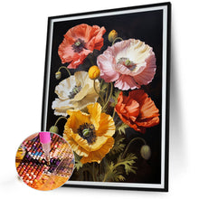 Load image into Gallery viewer, Diamond Painting - Full Square - poppy flower (30*40CM)
