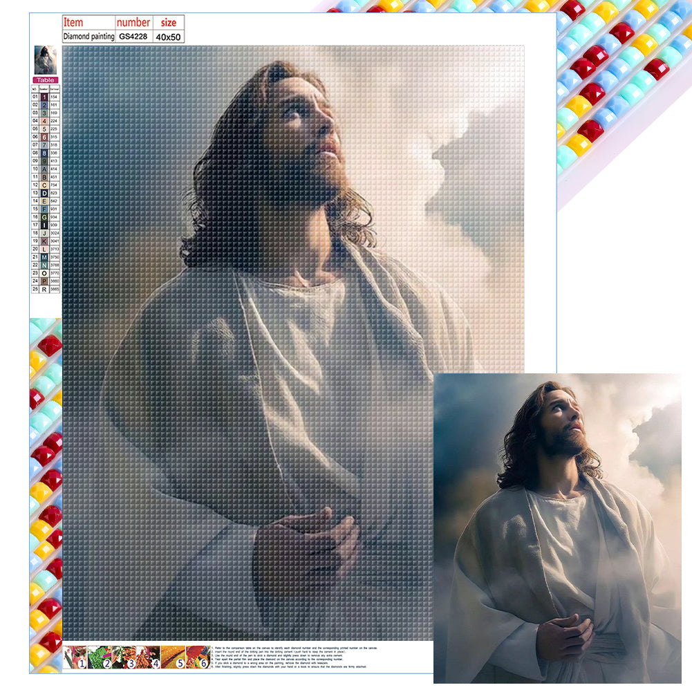Diamond Painting - Full Square - Jesus (40*50CM)