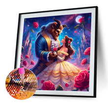 Load image into Gallery viewer, AB Diamond Painting - Full Round - beauty and the beast (30*30CM)
